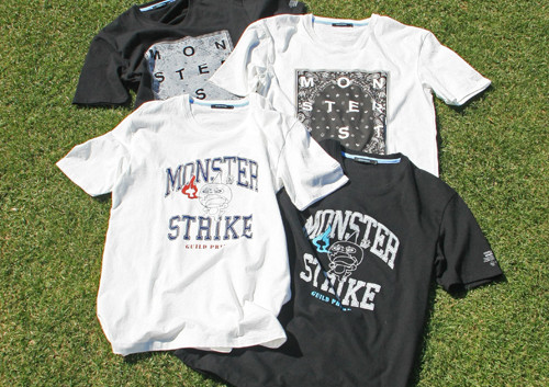 『モンスターストライク』×『GUILD PRIME』コラボTシャツ2種類の発売決定